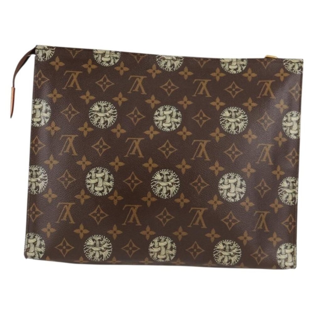 LOUIS VUITTON Monogram Pochette Voyage Clutch Bag M41513 LV Auth 131809V - Picture 3 of 16